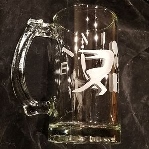 Hand etched mug...
